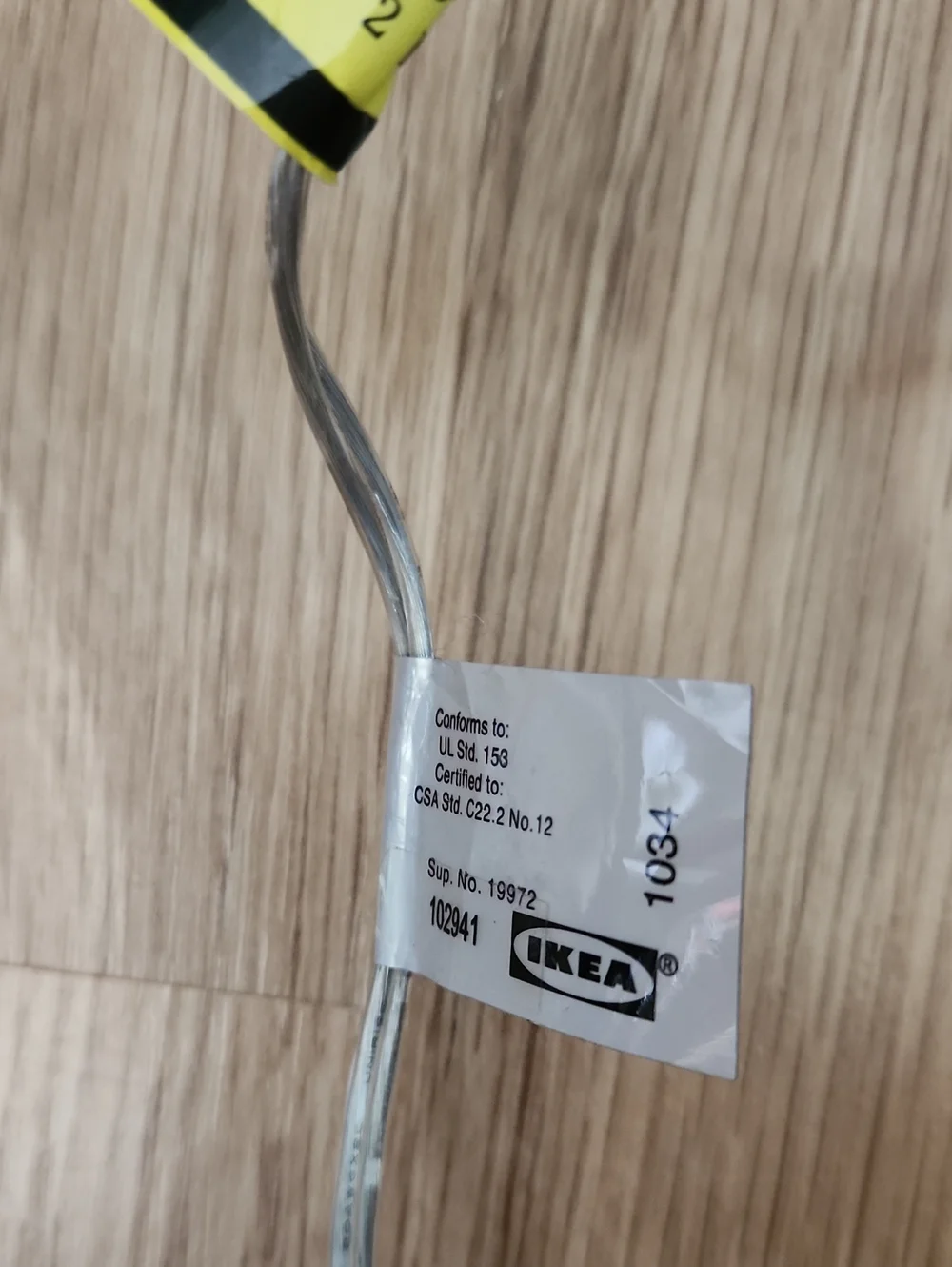 Ikea Jansjo Pink Gloss Metallic LED light